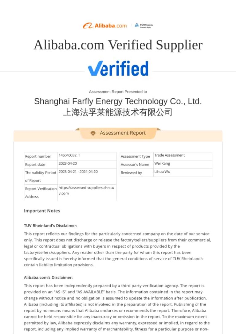 Supplier-Assessment-Report-Shanghai-Farfly-Energy-Technology-Co.-Ltd.-1